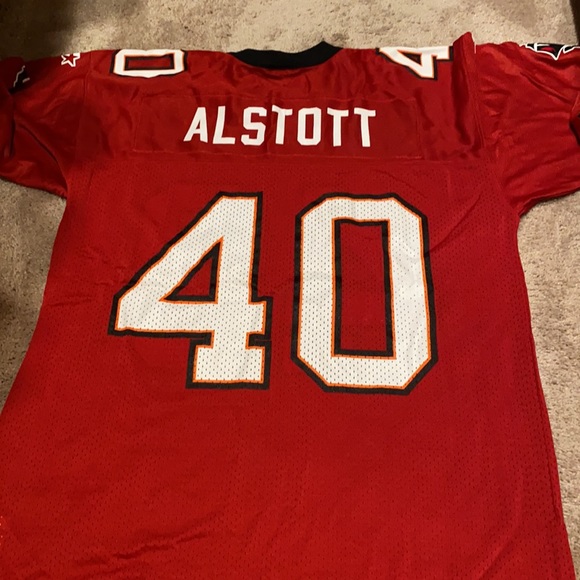 90’s starter brand Mike Alstott Tampa Bay Buccaneers jersey size 46 - Picture 2 of 2